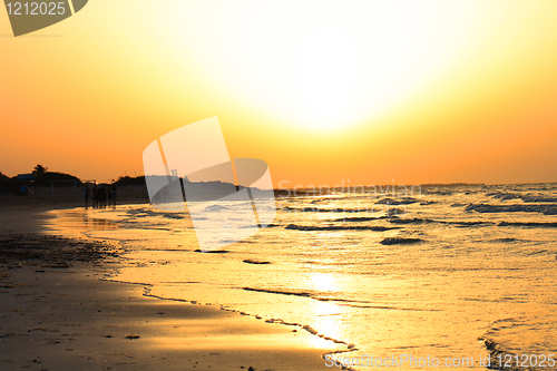 Image of Sunset on the beach
