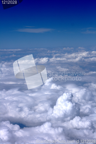 Image of clouds and blue sky 