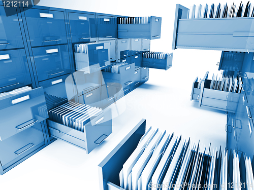 Image of file cabinet 3d