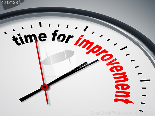 Image of time for improvement