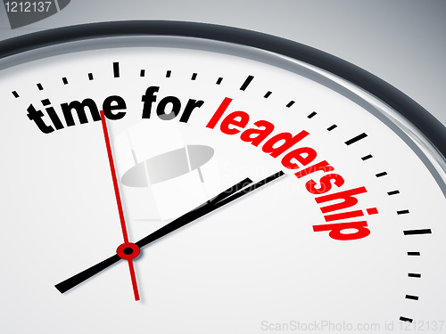 Image of time for leadership