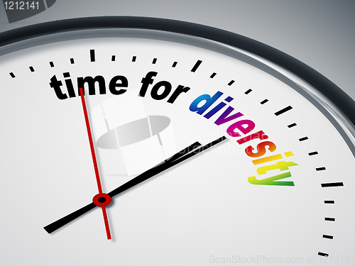 Image of time for diversity