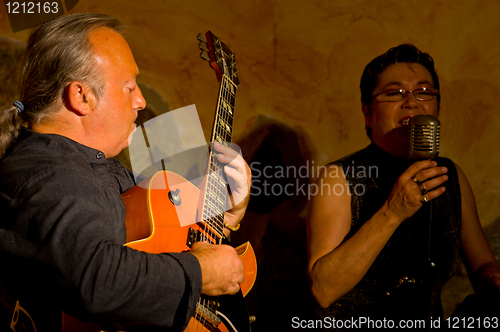 Image of Jazz duet on stage