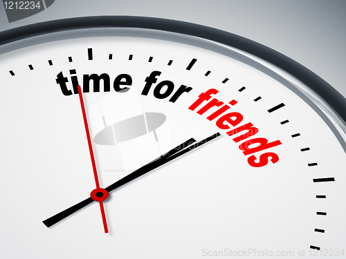 Image of time for friends