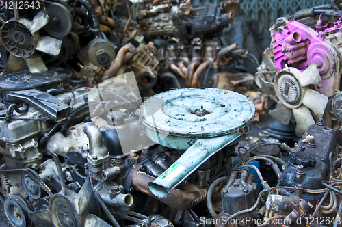 Image of Old car parts