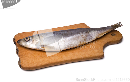 Image of Herring on kitchen board