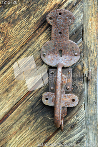 Image of Old norwegian door details