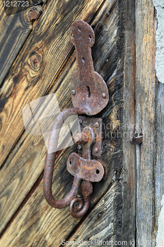 Image of Old norwegian door details