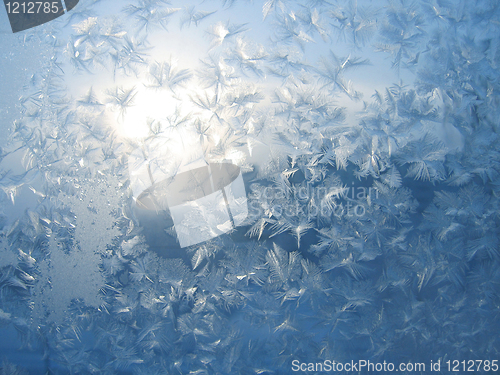 Image of frost and sun 
