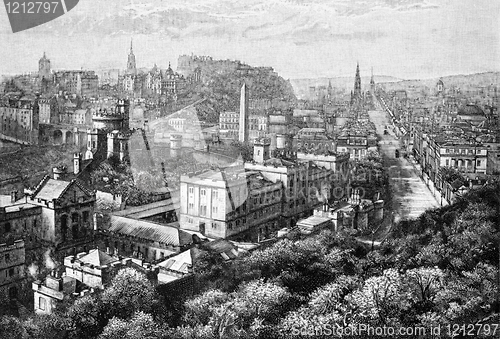 Image of Edinburgh from Calton Hill