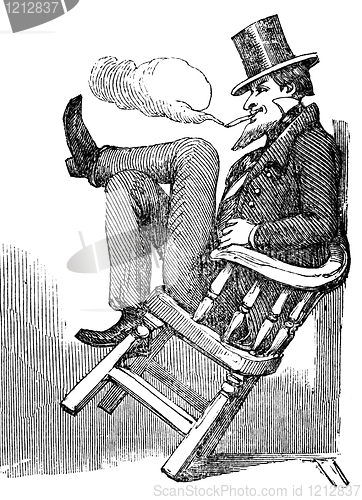 Image of Taking an after dinner whiff