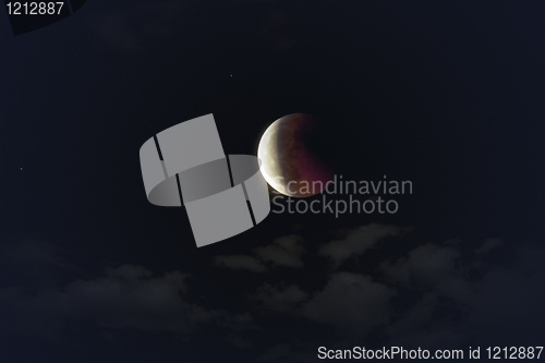 Image of lunar eclipse 2011