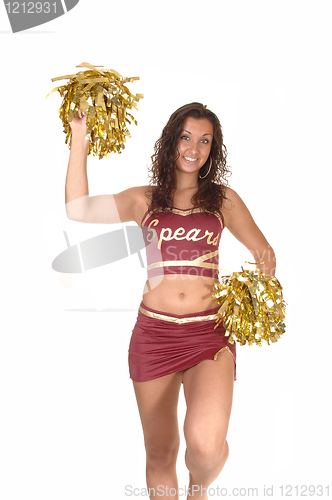 Image of Dancing cheerleader.