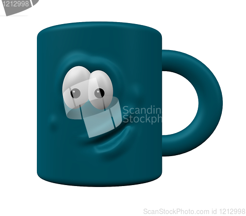 Image of mug with face