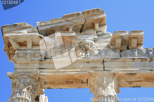 Image of Turkey. Side. Ruins of a temple of Apollo 