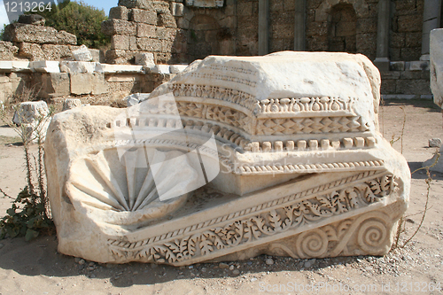 Image of Turkey. Side. Marble ruins