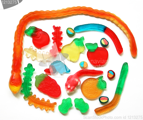 Image of Colorful different Jelly Candy