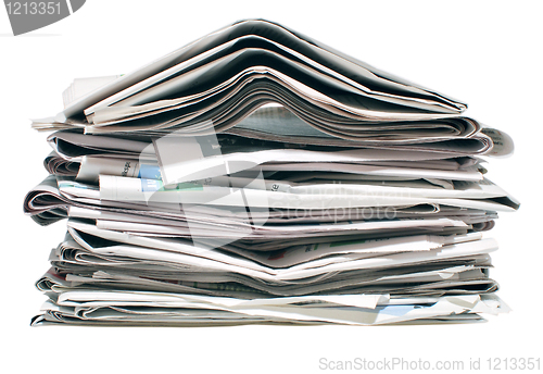 Image of Pile of old newspapers