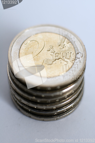 Image of euro coins