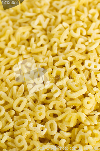 Image of food letters