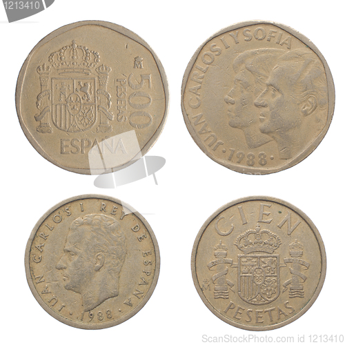 Image of Old Spanish coins 