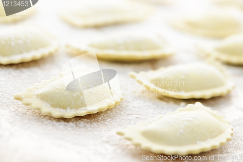 Image of Uncooked ravioli