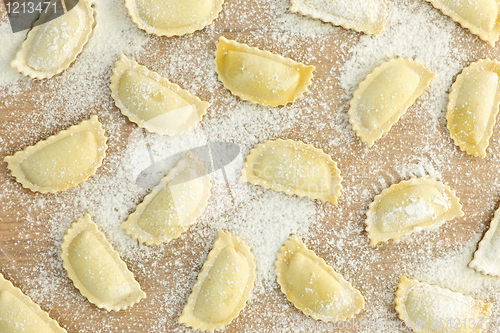 Image of Uncooked ravioli