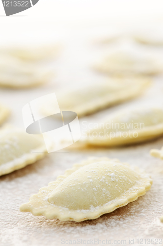 Image of Uncooked ravioli