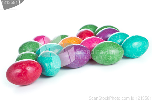 Image of easter eggs isolated