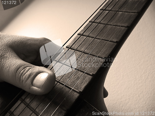 Image of playing guitar