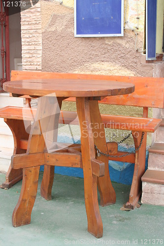 Image of Table and sofa