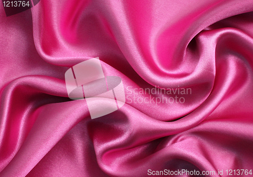 Image of Smooth elegant pink silk as background