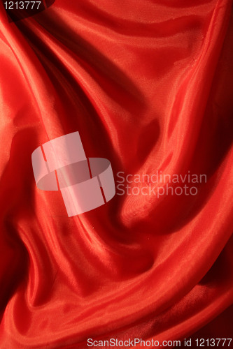 Image of Smooth Red Silk background