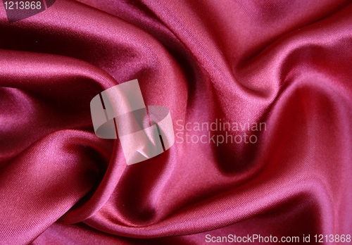 Image of Terracotta elegant silk as background
