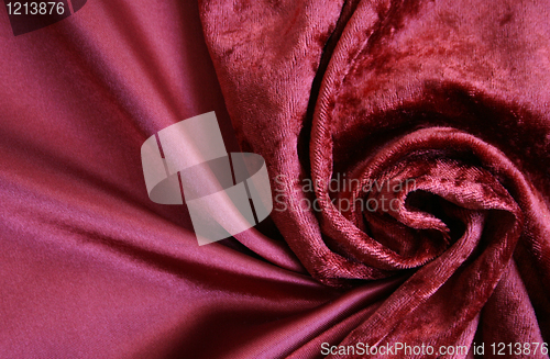 Image of Pink elegant silk and velvet as background