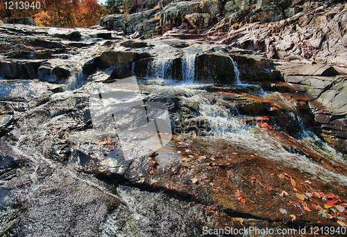 Image of waterfall cascade in missouri