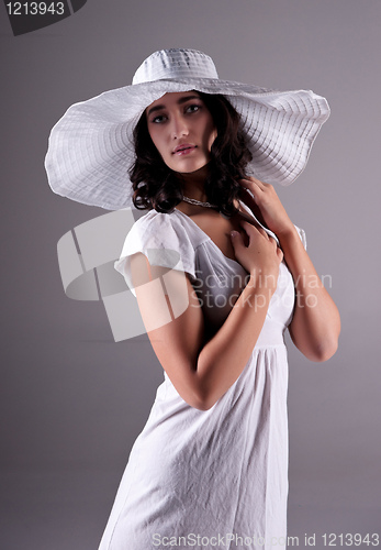 Image of beautiful fashion model