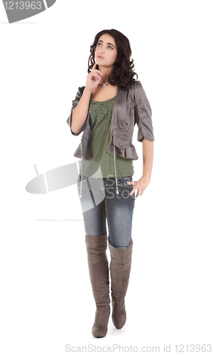 Image of beautiful young teenage woman