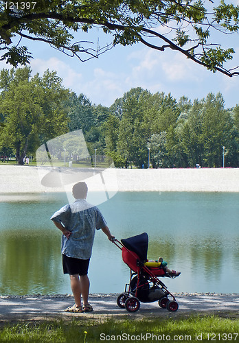 Image of dad with baby