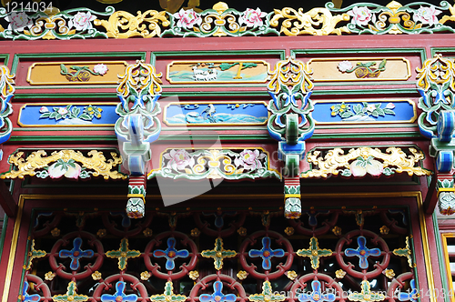 Image of Details of traditional ancient Chinese buildings