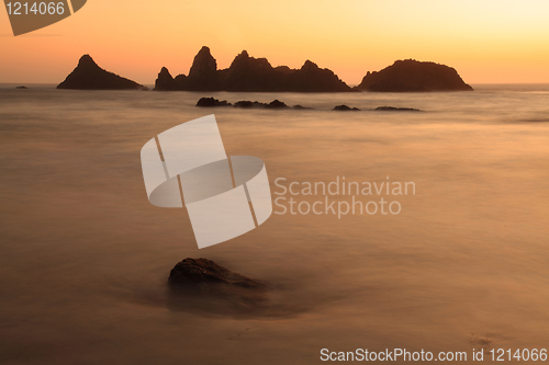 Image of Spires in Orange