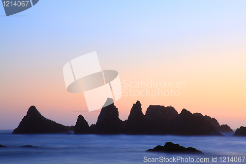 Image of Sea Spires at Dusk