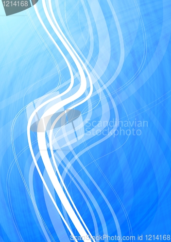 Image of Blue and white abstract background