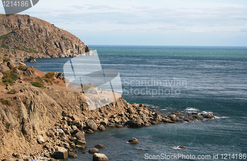 Image of The Ukraine. Crimea peninsula. The view on Meganom cape