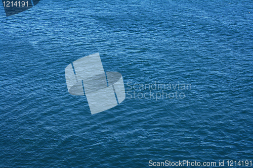 Image of Azure sea water surface with ripple as background