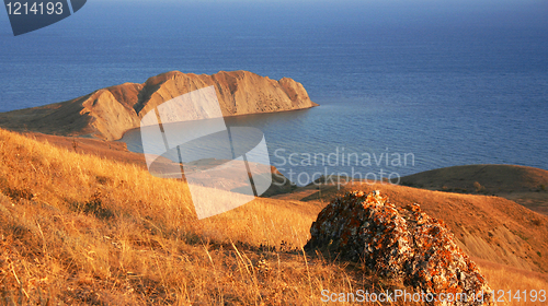 Image of Ukraine. Crimea. Koktebel. Coastline of Black sea 