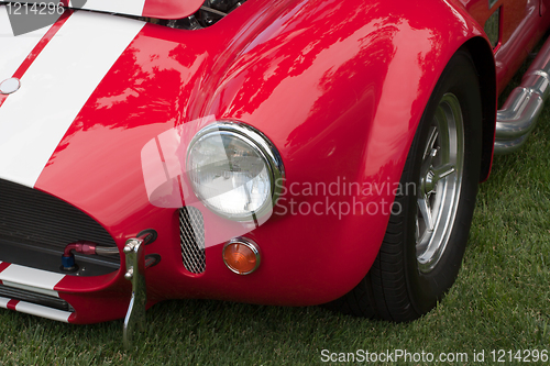 Image of Front side of a classic car