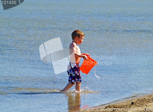 Image of boy at beach