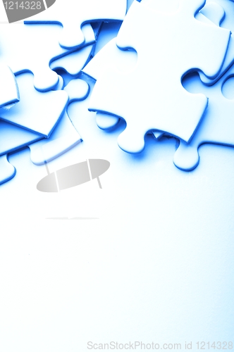 Image of puzzle and copyspace
