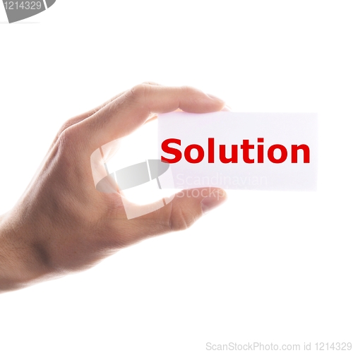 Image of solution